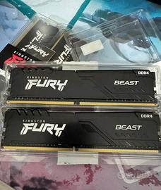 Kingston Fury Beast DDR4 16GB (2x8GB) 3200MHz CL16