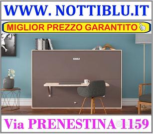 Letto a Scomparsa RUDY 1 piazza &1/2 by Notti Blu