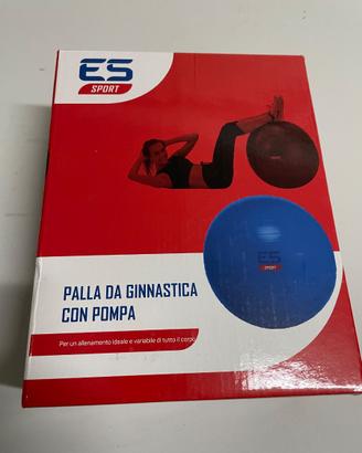 Palla da ginnastica con pompa