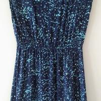 Vestito estivo corto blu
