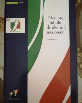 Folder Filatelico - 150° Unità d'Italia. Tricolore