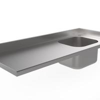 TOP LAVELLO VASCA  1263x475x40