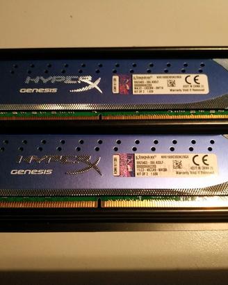 DDR3 8GB KIT(2x4GB)1600MHz YYPER genesis Kingston
