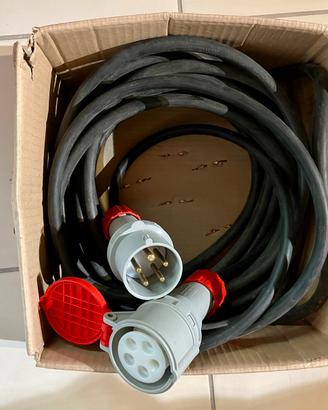 Prolunga trifase 380v 12mt