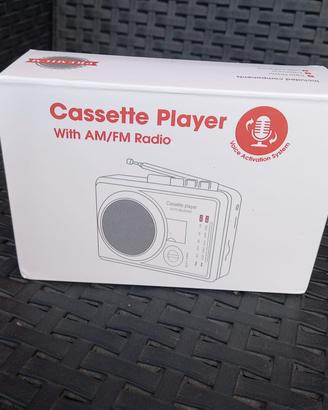 Radio voce e cassette recorder walkman