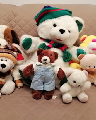 peluches vari