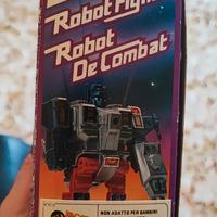 Robot Fighter Vintage anni 80 - 2 in 1 - Con Scato