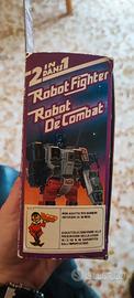 Robot Fighter Vintage anni 80 - 2 in 1 - Con Scato