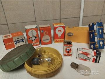 VECCHIE LAMPADE LAMPADINE AUTO VINTAGE 