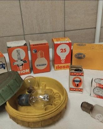 VECCHIE LAMPADE LAMPADINE AUTO VINTAGE 
