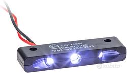SHIN YO Illuminazione targa micro LED, OMOLOGATA