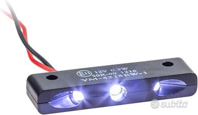 SHIN YO Illuminazione targa micro LED, OMOLOGATA