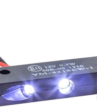 SHIN YO Illuminazione targa micro LED, OMOLOGATA