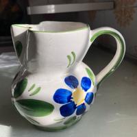 caraffa brocca DERUTA firma pittore Santucci 1900