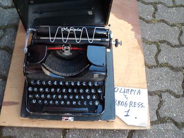 macchina da scrivere meccanica olinpia progres