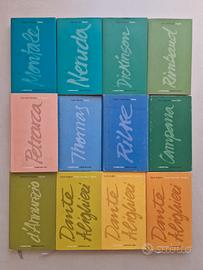 12 libri di poesia con testo a fronte