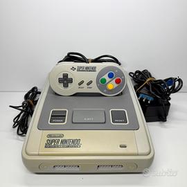 Snes completo di cavi e controller testato
