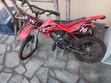 bicicletta 16 bambino tipo motocross