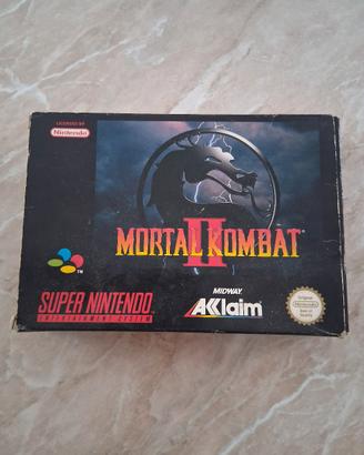 Mortal Kombat II SNES PAL COMPLETO BOX + MANUALE 