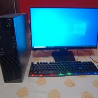 lenovo m91p + monitor hp 22"