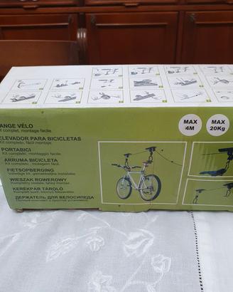 portabici a soffitto