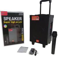 Cassa bluetooth portatile karaoke 10000 watt pmpo 