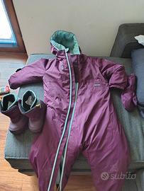 tuta sci e stivaletti