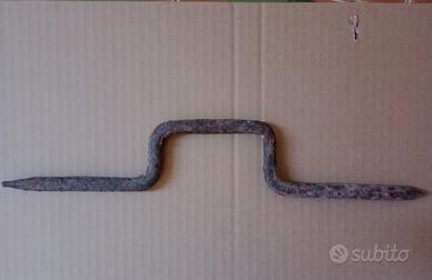 Antico Fermaporta Saliscendi Chiavistello Gancio 