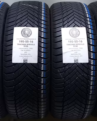 4 GOMME 195 55 16 TRACMAX A70982