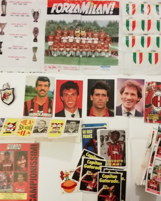 Milan gadget anni 80/90