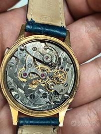 Chronographe suisse vintage oro 18 kt