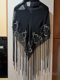 scialle in organza di seta