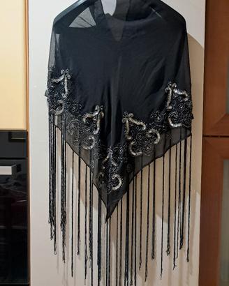 scialle in organza di seta