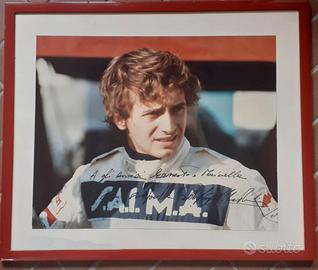 Pierluigi Martini ex Pilota auto F1 Autografo.