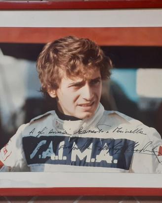 Pierluigi Martini ex Pilota auto F1 Autografo.