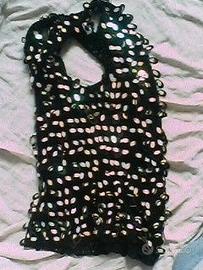 x la SERA NeroPajettes: Pochette, Canotta, Vestito