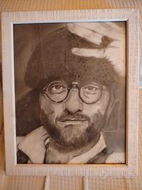 quadro ritratto lucio Dalla 