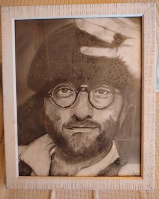 quadro ritratto lucio Dalla 