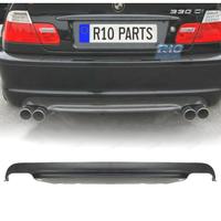 DIFFUSORE BMW E46 LOOK M M3 USCITE DOPPIE