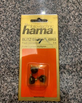 N 3 flash con ector x 3 HAMA Blitz Stecker 6963