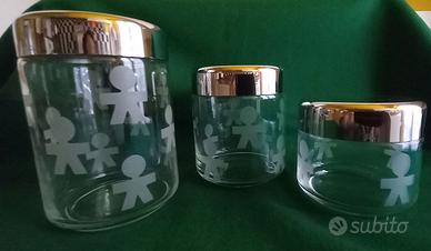 ALESSI  3 barattoli GIROTONDO con omaggio