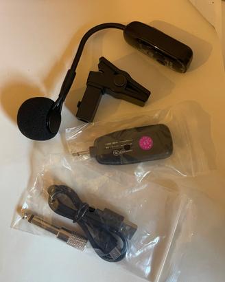 Microfono WIRELESS per strumenti a fiato