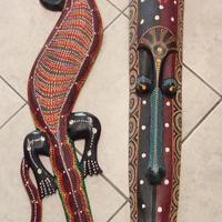 Oggetti etnici in legno