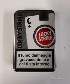 Lucky Strike Porta Sigarette in metallo Edizione L