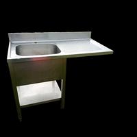 lavello Lavandino con Ripiano in Acciaio Inox 