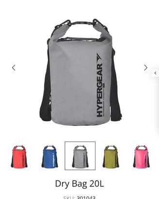 Borsa impermeabile da 20 litri HYPERGEAR Nuova