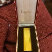 Accendino placato oro cartier