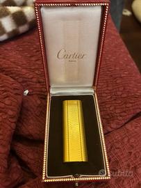 Accendino placato oro cartier