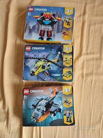 Set lego creator 3 in 2 nuovi 