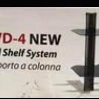 Supporto  tv da muro decoder e consol gioco